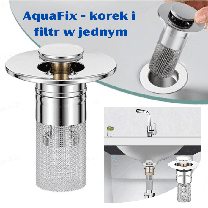 AquaFix - koniec z zapchanym zlewem

Teraz 1+1 GRATIS !!!