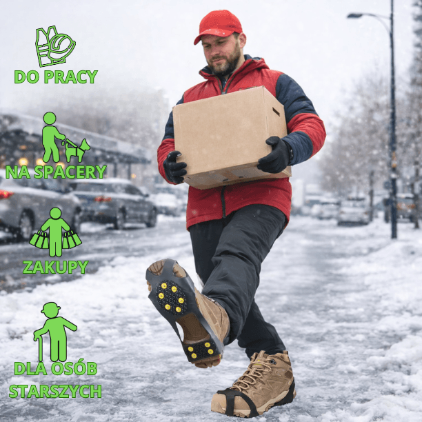 StopŚlizg- nakładki antypoślizgowe na buty (2.sztuki)